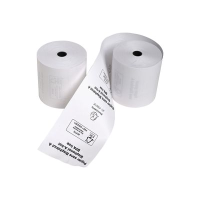 3130631438211-Exacompta - 6 Bobines thermiques - rouleaux caisses - 80 x 80 x 12 mm - sans Bisphénol A - 72 m-Avant-0