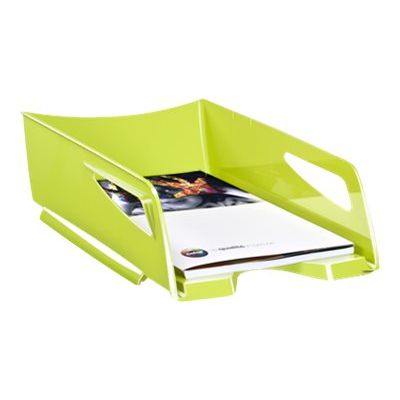3462159004709-CEP Gloss - Corbeille à courrier maxi anis-Angle gauche-0