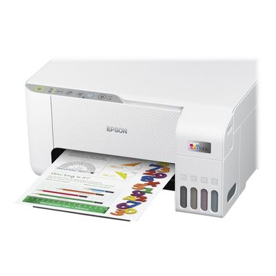 8715946684253-Epson EcoTank L3256 - imprimante multifonction jet d'encre couleur A4 - USB, Wi-Fi - blanc-Gros plan-7