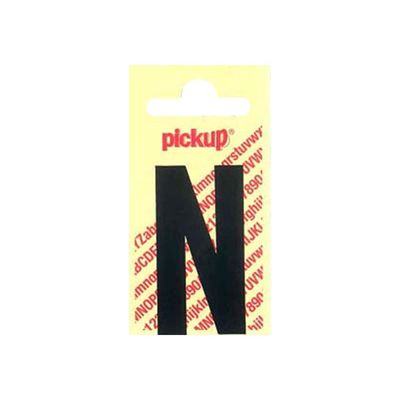2012349362822-Pickup - Étiquette autocollante - 150 mm - Lettre N - noir mat-Avant-0