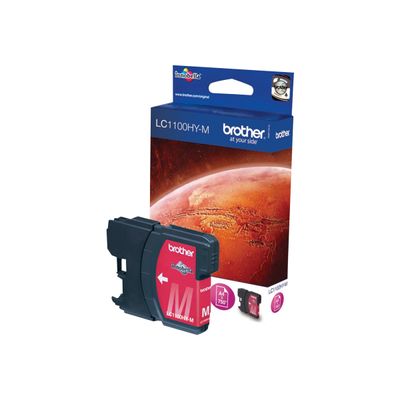 4977766659871-Brother LC1100XL - magenta - cartouche d'encre originale-Angle gauche-1