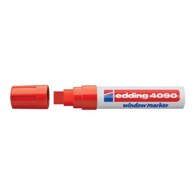 4004764787739-Edding 4090 - Marqueur craie liquide - 4-15 mm - rouge-Angle gauche-1