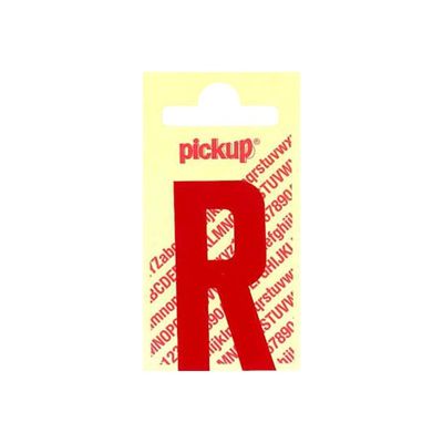 8711234223173-Pickup - Étiquette autocollante - 90 mm - Lettre R - rouge brillant-Avant-0