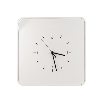 3660141947922-Armoire murale à clés multiBox "Key holder" - Motif horloge - blanc-Avant-0