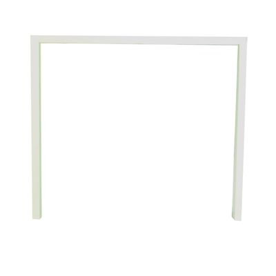 0404000121442-Bureau simple IRIS - L180 cm - Plan suivant - Pieds blanc - plateau imitation Chêne clair--2