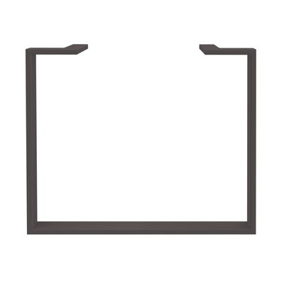 0404000123583-Bureau compact LOFTER - L180 cm - Retour à gauche - Plateau imitation Erable - pied Carbone - (pied de renfort obligatoire à rajou--3