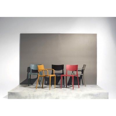 8414376730973-Fauteuil empilable TOWN - Ezpeleta professionnel - Taupe--1