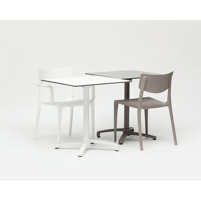 8414376730973-Fauteuil empilable TOWN - Ezpeleta professionnel - Taupe--2