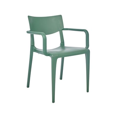 8414376746578-Fauteuil empilable TOWN - Ezpeleta professionnel - Vert--0