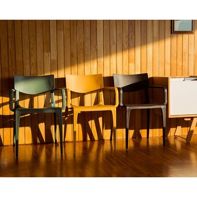8414376746578-Fauteuil empilable TOWN - Ezpeleta professionnel - Vert--1