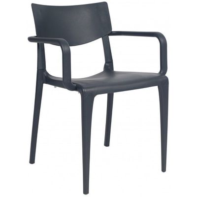8414376746561-Fauteuil empilable TOWN - Ezpeleta professionnel - Anthracite--0