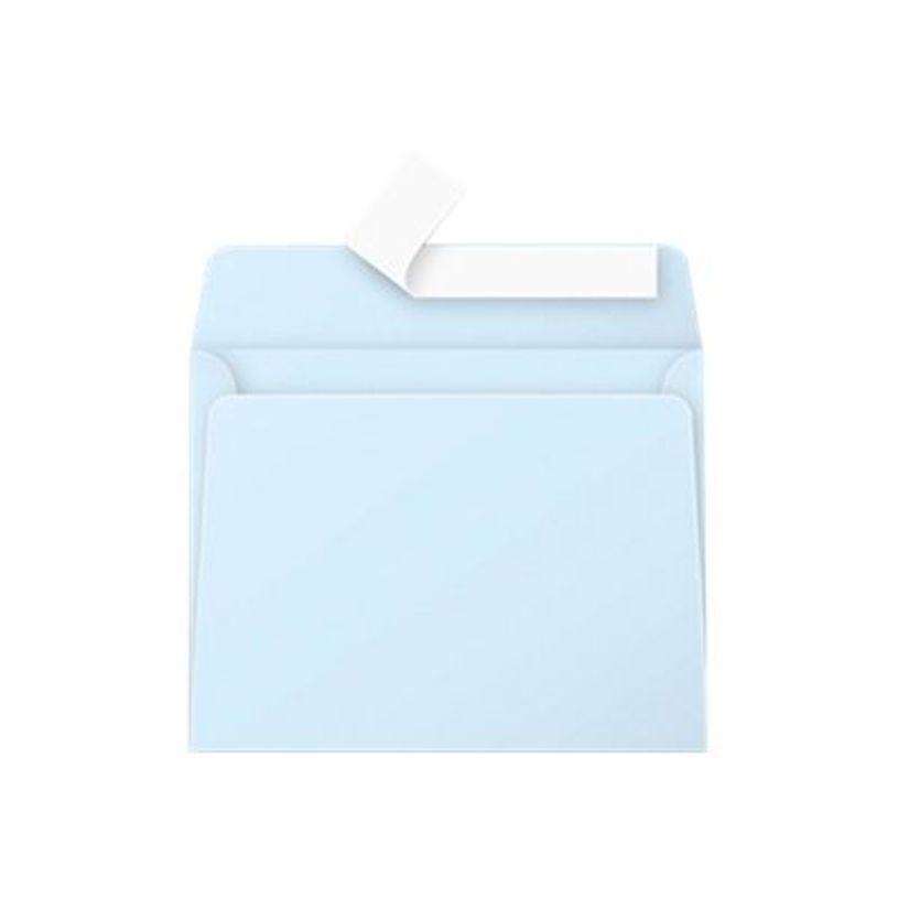 3329680546101-Pollen - 20 Enveloppes - 90 x 140 mm - 120 g/m² - bleu-P_5461_1-0