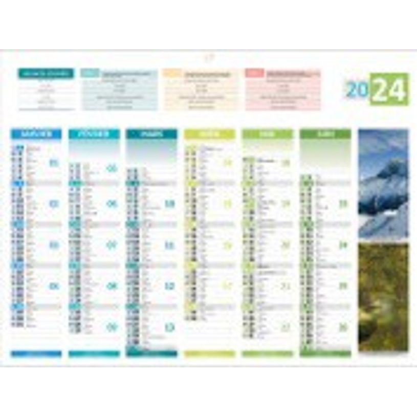 3592930026665-Bouchut 4 Saisons - Calendrier bancaire 6 mois par face - 32 x 42 cm-P_12225_1-0