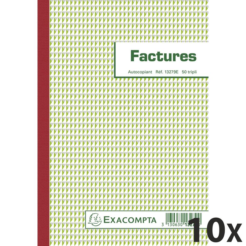 3130632132798-Exacompta - 10 Manifolds Carnets de factures - 50 tripli - 21 x 15 cm-P_13279_2-0