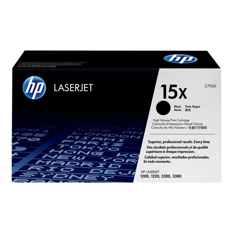 725184518461-HP 15X - À rendement élevé - noir - original - LaserJet - cartouche de toner (C7115X) - pour LaserJet 1000, 1200, 1220, 33-P_104094_1-0