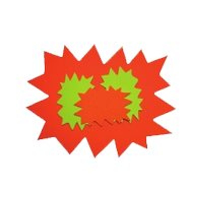 3270241169102-Apli Agipa - 10 éclatés fluo effaçables - jaune/orange - 12 x 16 cm-P_116910_1-0