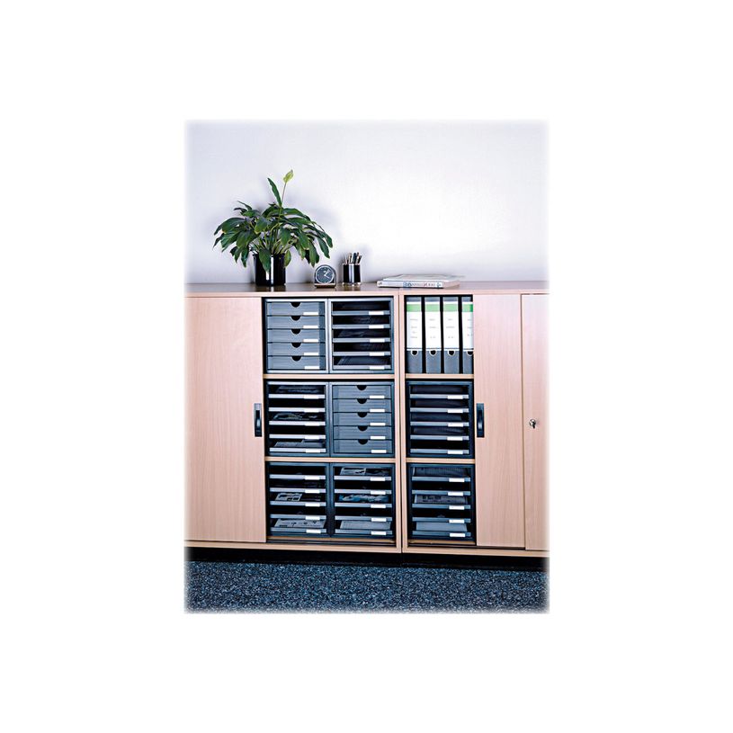 4012473140042-HAN Monitor - Module de classement ouvert 5 tiroirs - noir-P_140113_2-1