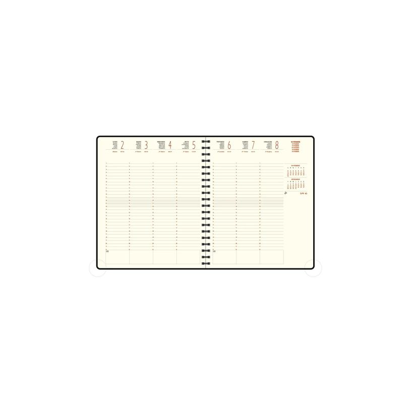 3660942002226-Agenda spiralé Barbara Eurotime 22S - 1 semaine sur 2 pages - 18,5 x 22,5 cm - disponible dans différentes cou--3