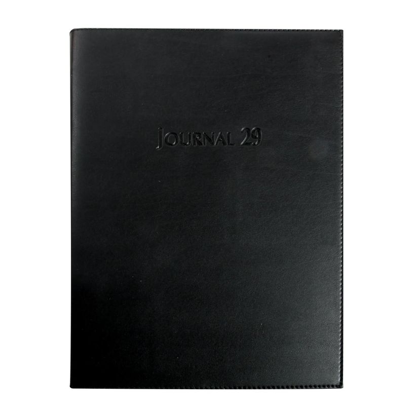 3660942004435-Agenda Barbara Journal 29/2 - 1 jour par page (2nd volume) - 21 x 29,7 cm - noir - Exacompta--0