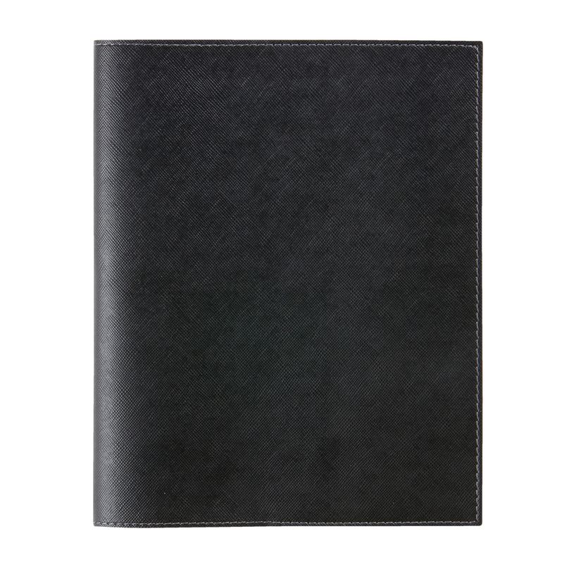 5412303145671-Agenda Calpe Omega - 1 semaine sur 2 pages - 21 x 29 cm - noir - Brepols--0