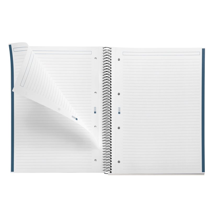 8422593499757-THE ORIGINAL NOTEBOOK, couverture rigide, A4, lignes horizontales, 80 feuilles de 1 couleur, Miquelrius--3