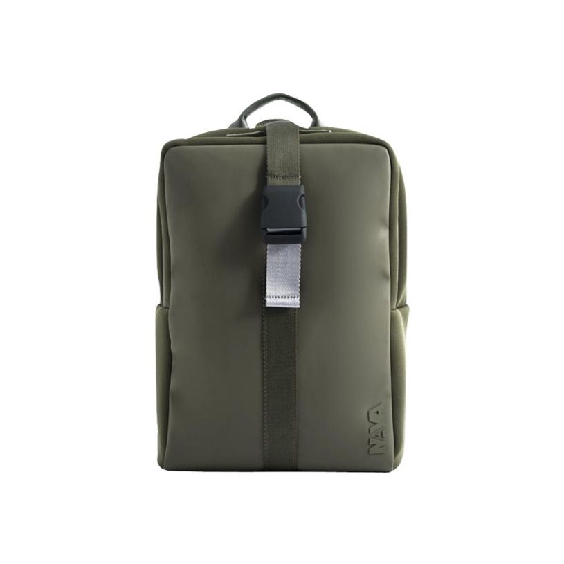 8032572185559-Nava Flat Medium - Sac à dos plat pour ordinateur portable 15,6" - olive/gris-P_400001203_1-0