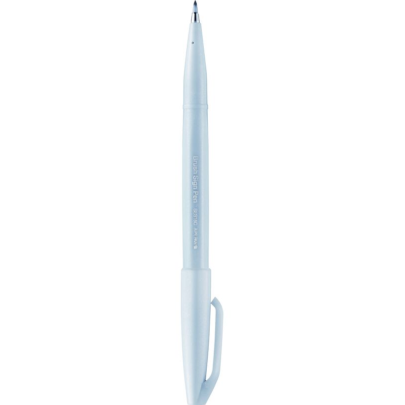 4902506365057-Pentel Sign pen - Feutre pinceau à pointe souple - gris clair-P_400001335_1-0