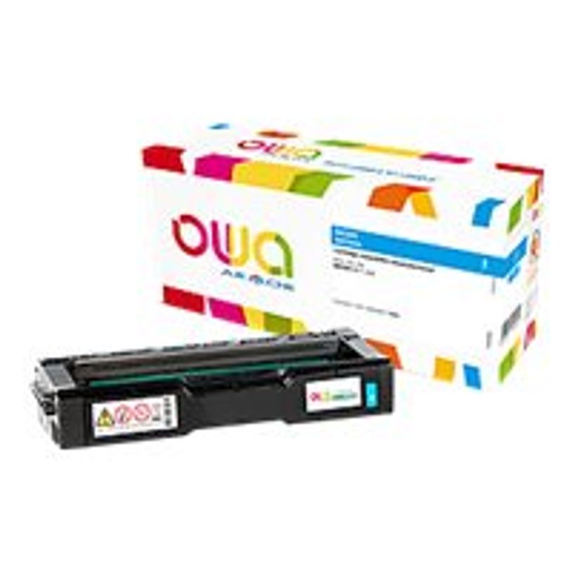 3112539716035-Cartouche laser compatible Ricoh 407544 - cyan - Owa K16090OW-P_400003198_1-0