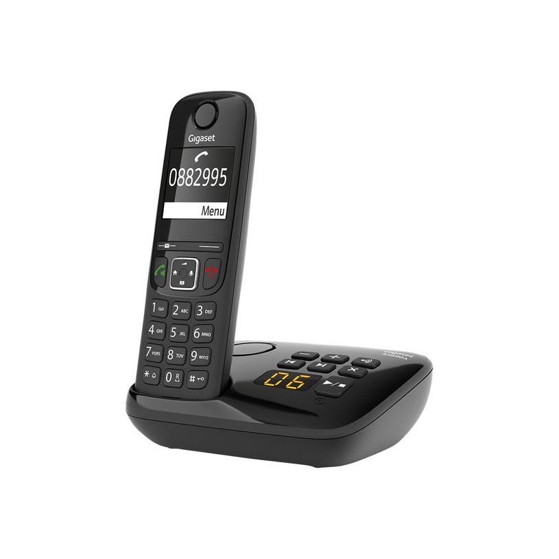 4250366854571-Gigaset AS690A - téléphone sans fil - avec répondeur - noir-P_400003809_1-0