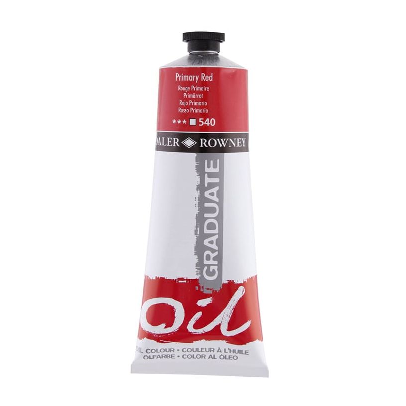 50807956-Daler-Rowney Graduate 540 - Peinture à huile - 38 ml - rouge primaire-P_400005221_1-0
