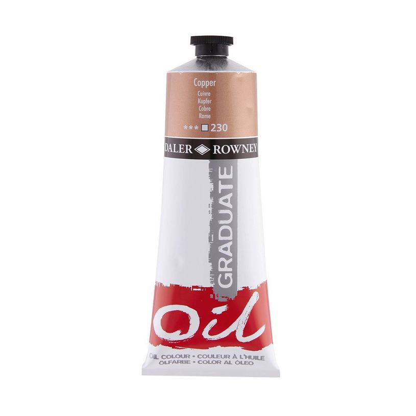 50808328-Daler-Rowney Graduate 230 - Peinture à huile - 38 ml - cuivre-P_400005253_1-0