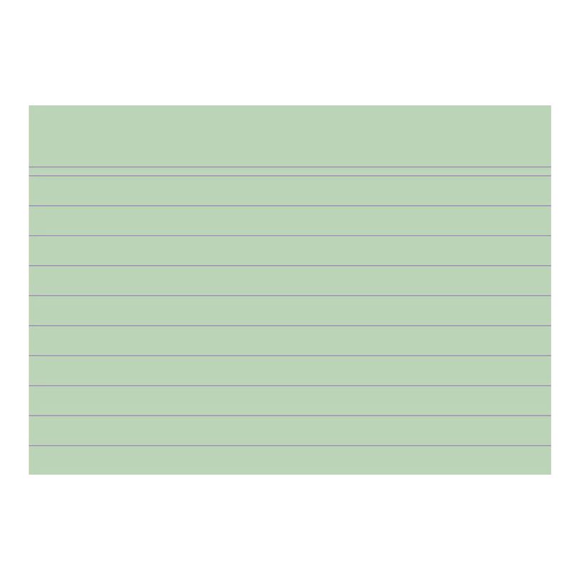 3130638108407-Exacompta - 40 Packs de 100 Fiches Bristol - A7 - lignées - non perforées - vert-P_400005621_3-2
