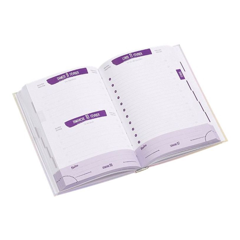 3135257148414-Agenda Holographic - 1 jour par page - 12 x 17 cm - 2 modèles disponibles - Viquel-P_400006537_1-3