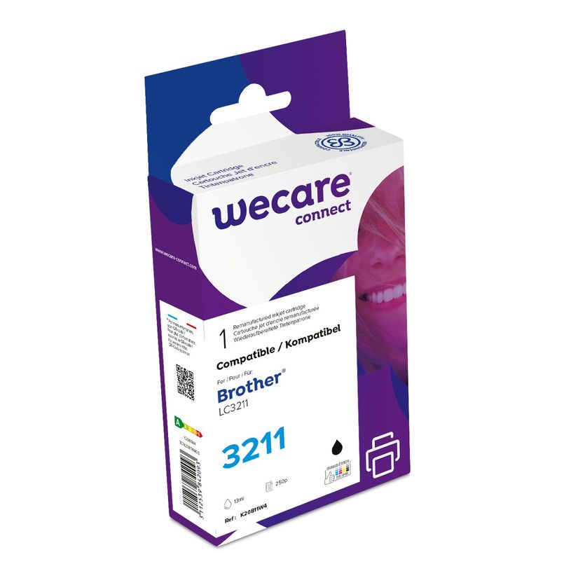 3112539842093-Cartouche compatible Brother LC3211 - noir - Wecare-P_400009584_1-0