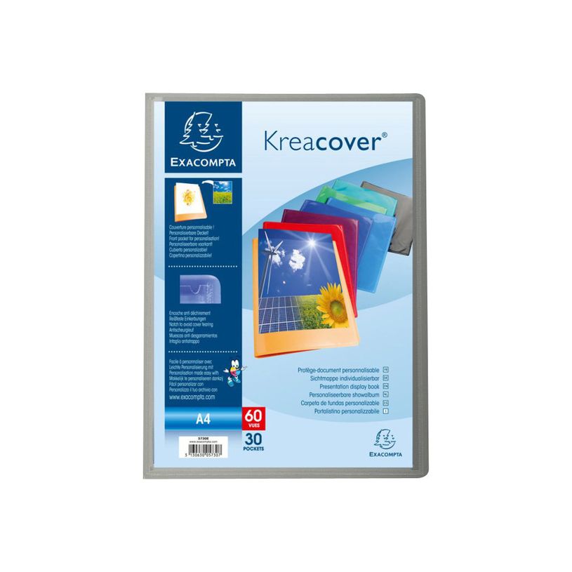 3130631057306-Exacompta KreaCover - 12 Porte vues personnalisable - 60 vues - A4 - couleurs assorties-P_400011779_5-4