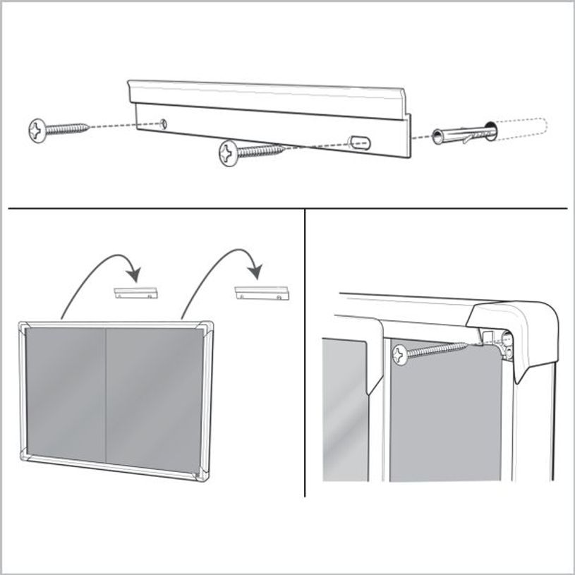 5028252611558-Nobo - Vitrine d'affichage - 27 feuilles A4 - surface liege - porte coulissante - 199,7 x 96,7 x 6,3 cm--4