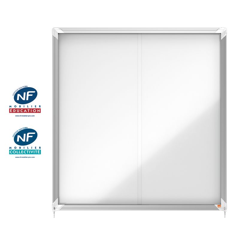 5028252063760-Nobo - Vitrine intérieure 12 A4 (925 x 970 mm) - cadre aluminium fond métal-P_400013864_1-0