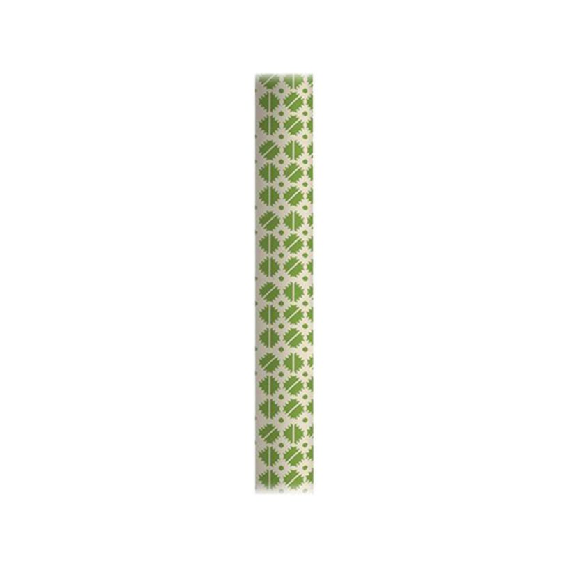3329682238684-Clairefontaine Excellia Tiny Rolls - Papier cadeau carrés verts - 35 cm x 5 m - 80 g/m²-P_405110284_4-3