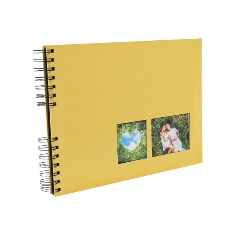 3130630150077-Exacompta Milano - Album photos 32 x 22 cm - 50 pages - jaune-P_405110524_2-0