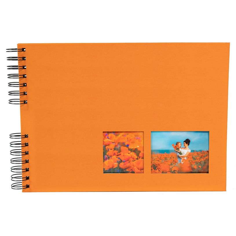 3130630150046-Exacompta Milano - Album photos 32 x 22 cm - 50 pages - orange-P_405110525_2-0