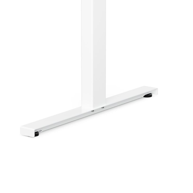3760350281098-Bureau électrique UGO - L160x80cm - pieds blancs - plateau imitation chêne Stone-P_405113030_6-5