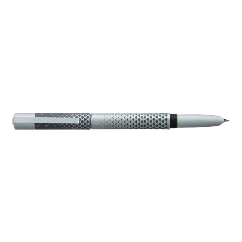 3219911740166-Daniel Hechter Media Escher - Stylo plume - fond satiné et motifs laqués gris anthracite-P_405113266_1-0