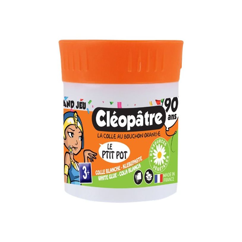 3134725013278-Cléopâtre Édition Collector 90 Ans - Pot de colle 35 g - blanc-P_405113475_5-0
