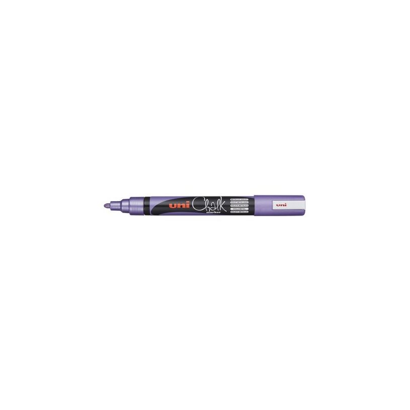 4902778256442-UNI CHALK - Marqueur craie - pointe moyenne conique - violet métallique-P_405113515_1-0