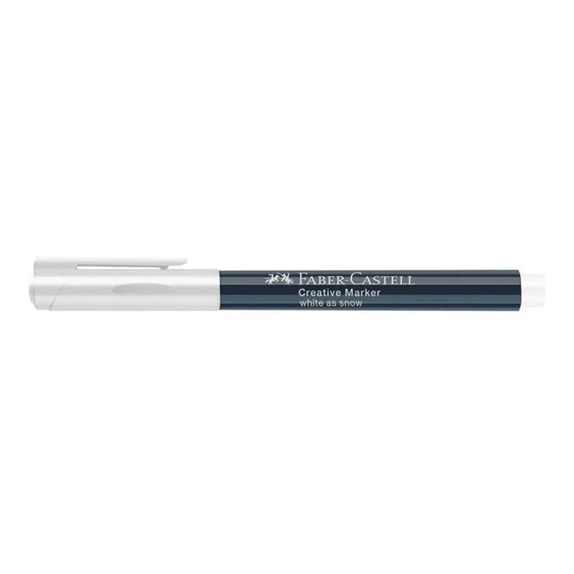 4005401607014-Faber-Castell Creative - Crayon-feutre - encre à l'eau - 1,5 mm - blanc-P_405113648_4-3