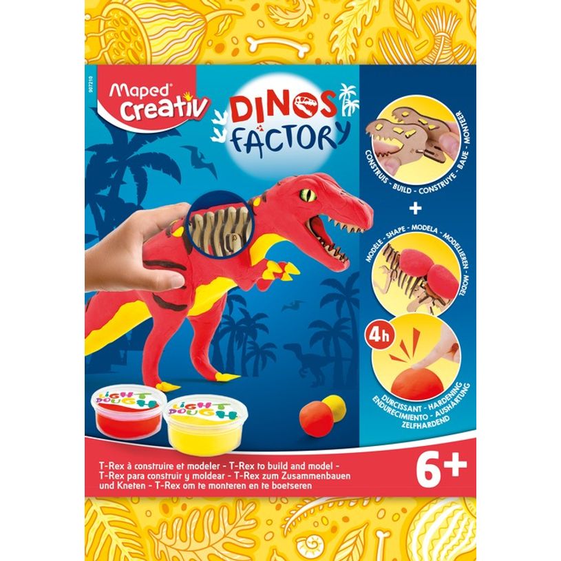 3154149072101-Maped - Mes animaux à modeler - Dinos Factory T-Rex-P_405113749_1-0