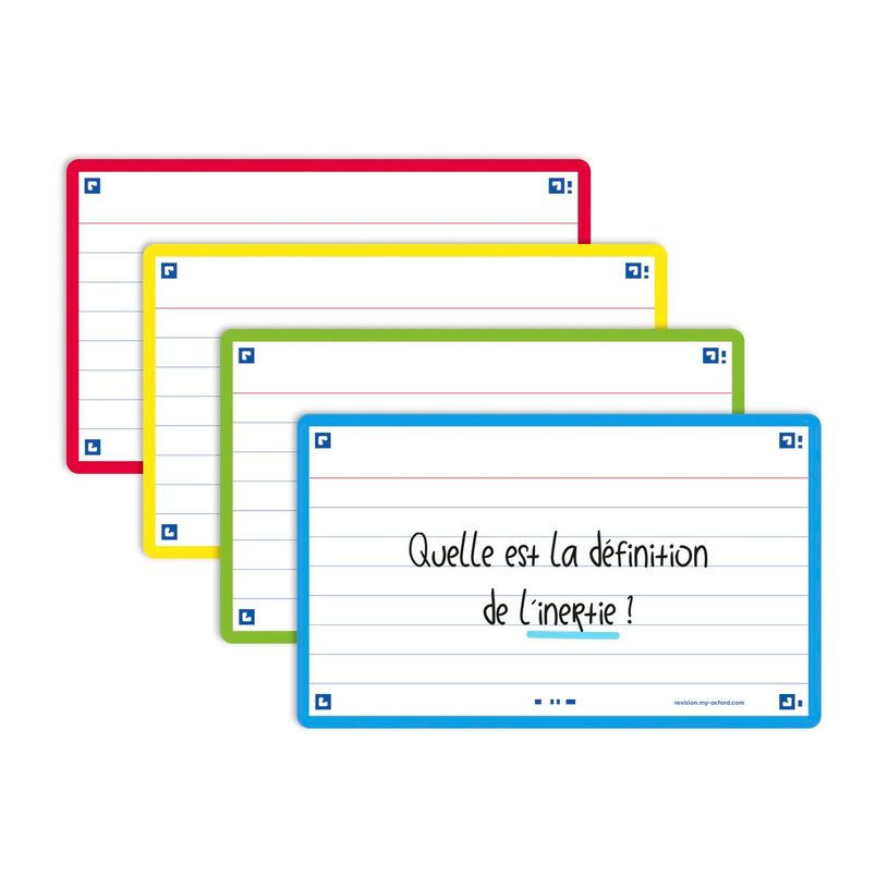 3020120170152-Oxford FLASH 2.0 Starter Pack - Pack de 32 cartes - A7 - ligné - couleurs assorties-P_405113942_5-3
