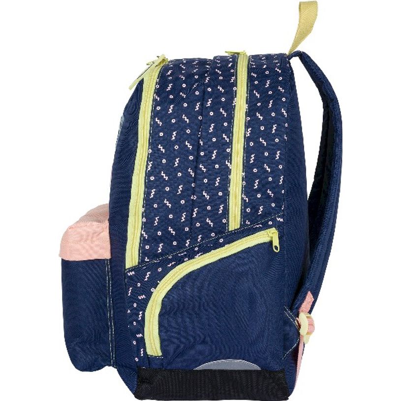 3664447122656-Sac à dos Mr Wonderful - 2 compartiments - marine et corail - Oberthur-P_405114777_4-3