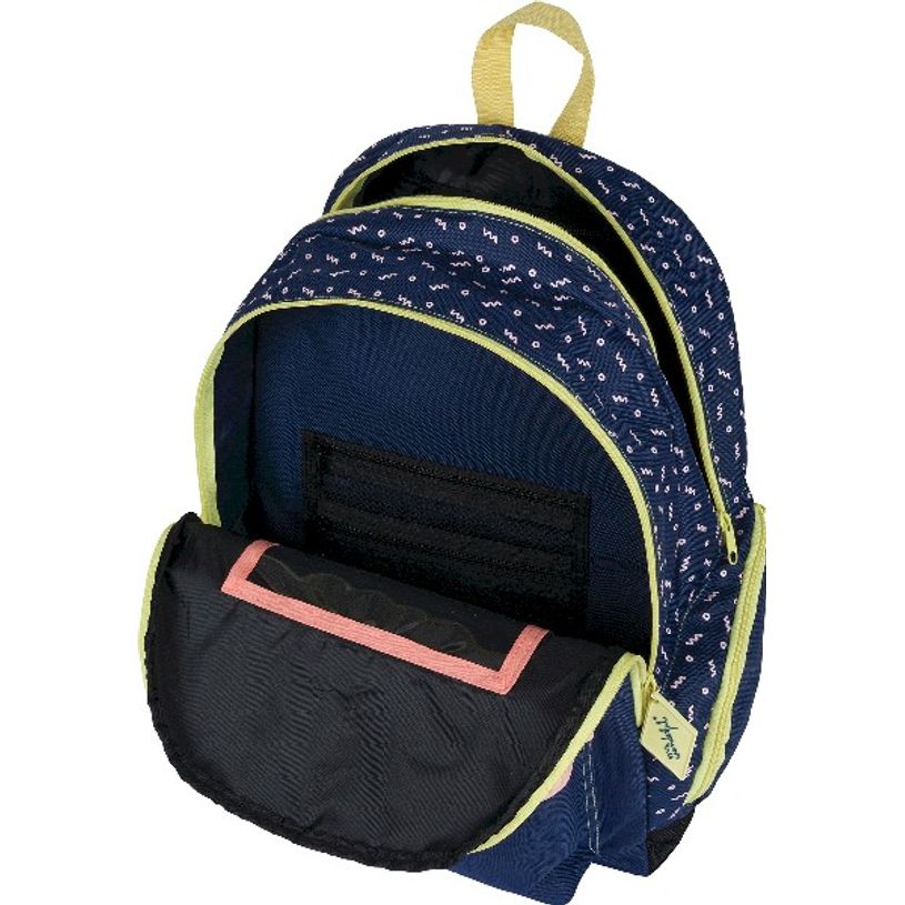 3664447122656-Sac à dos Mr Wonderful - 2 compartiments - marine et corail - Oberthur-P_405114777_6-5