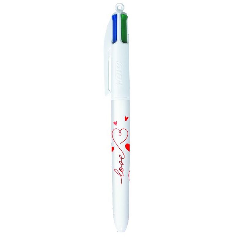 3086123686892-BIC 4 Couleurs Messages - 3 Stylos à bille 4 couleurs - 1 mm - Collection Love-P_405116832_2-1
